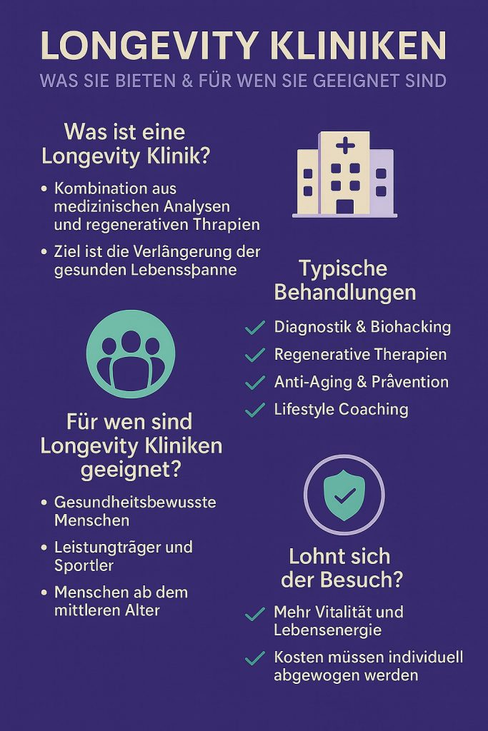LongevityKlinikenInfographik Longevity Kliniken Infographik