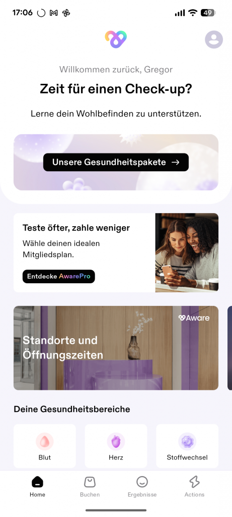 Aware Health App